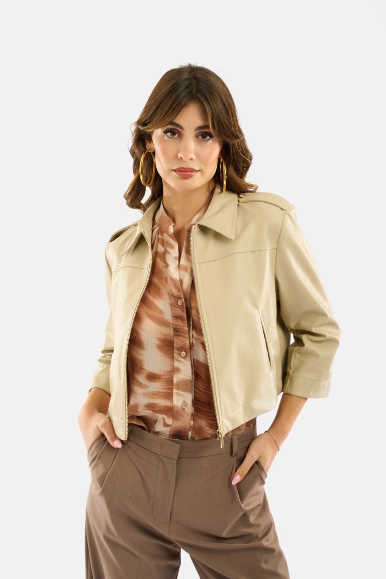 Giubbino in ecopelle