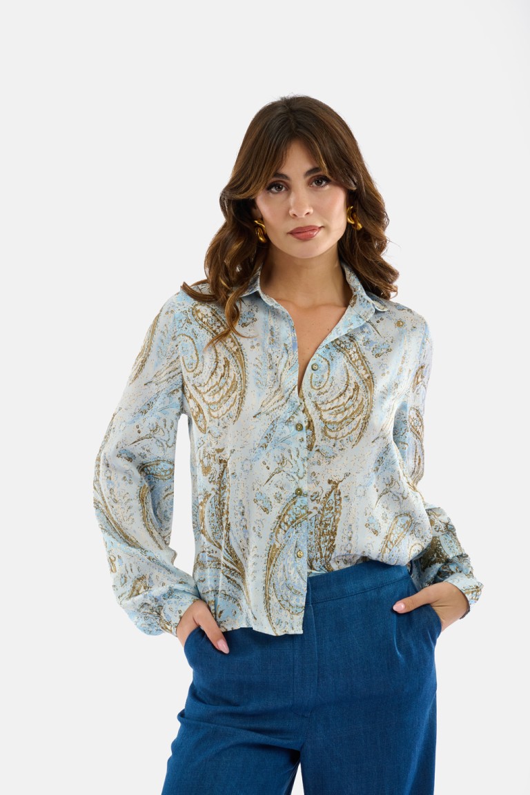 Camicia stampa paisley