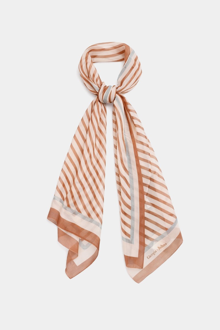Foulard righe diagonali