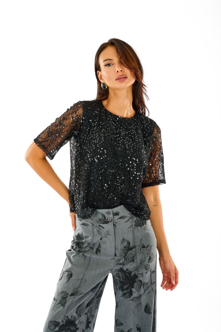Blusa in pizzo