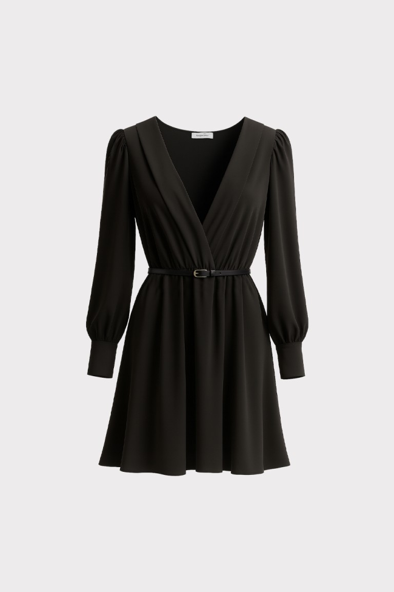 Abito tessuto fluido