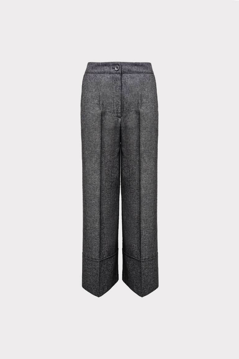 Pantalone con risvolto