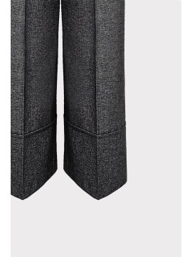 Pantalone con risvolto