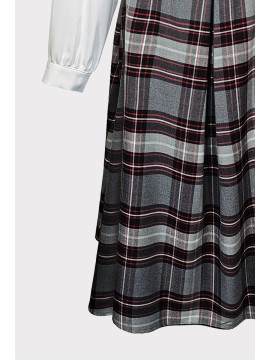 Abito gonna tartan