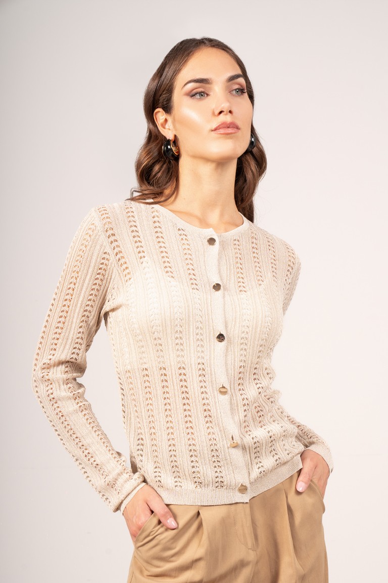 Cardigan openwork