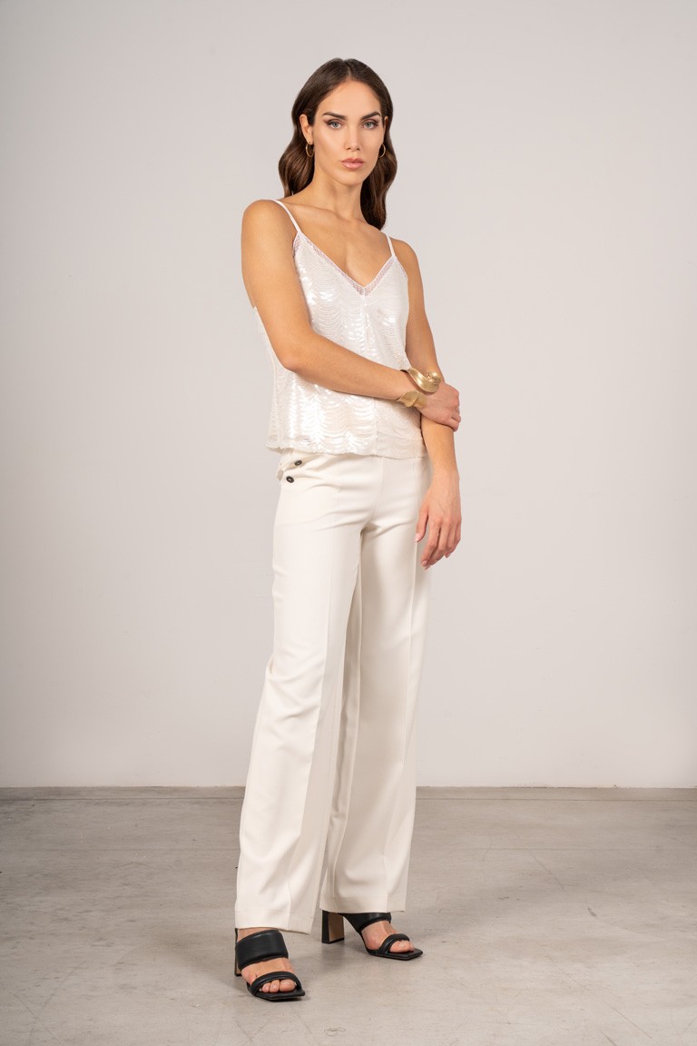 Pantalone con bottoni