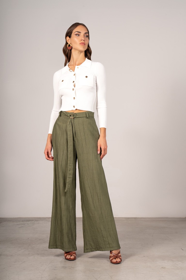 Pantalone ampio effetto...