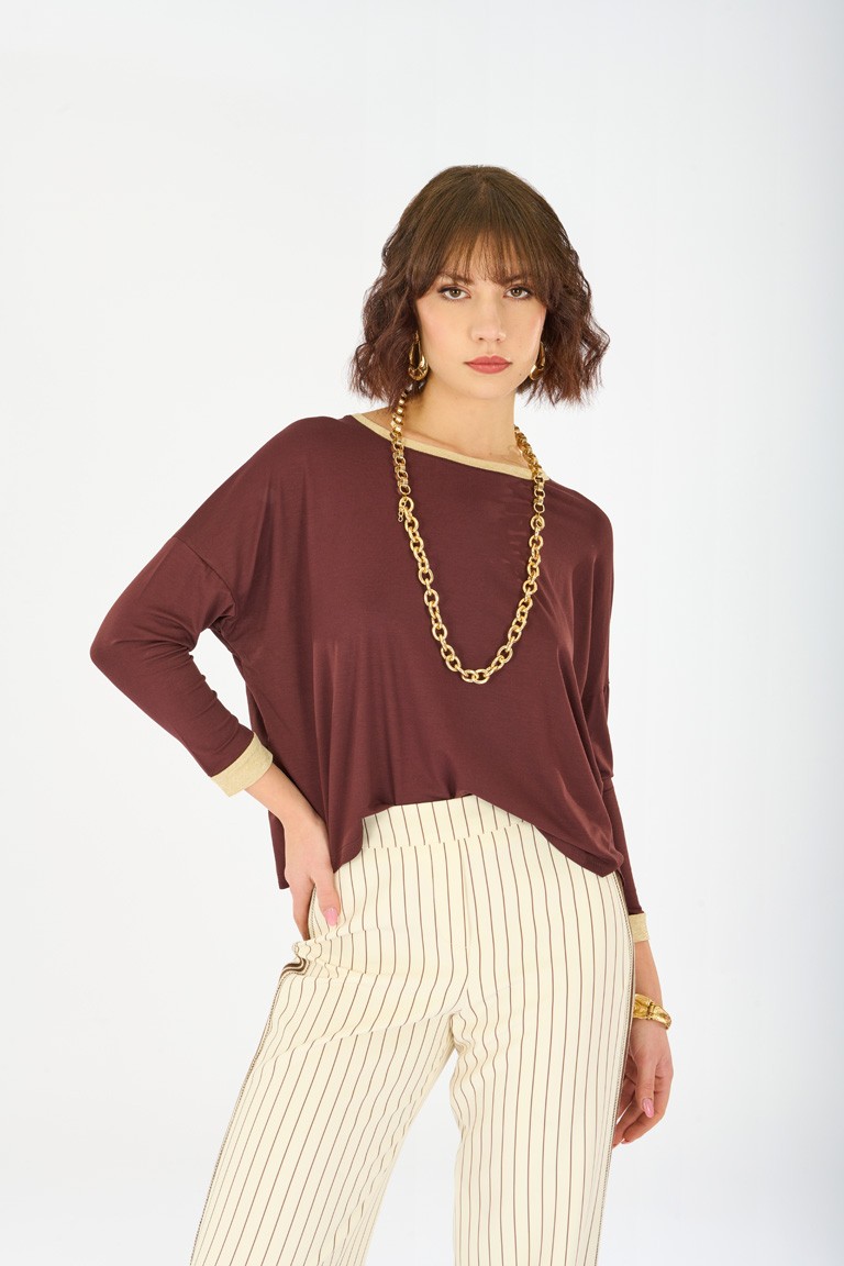 Maglia scatola inserti lurex