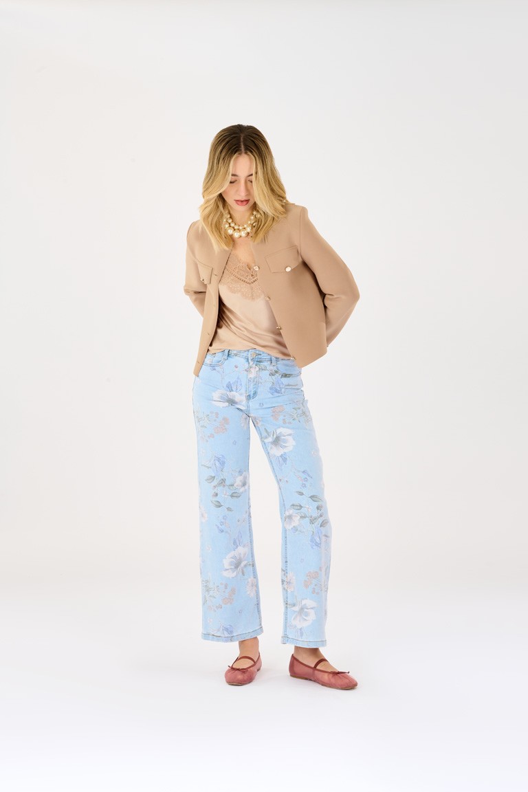 Jeans flower