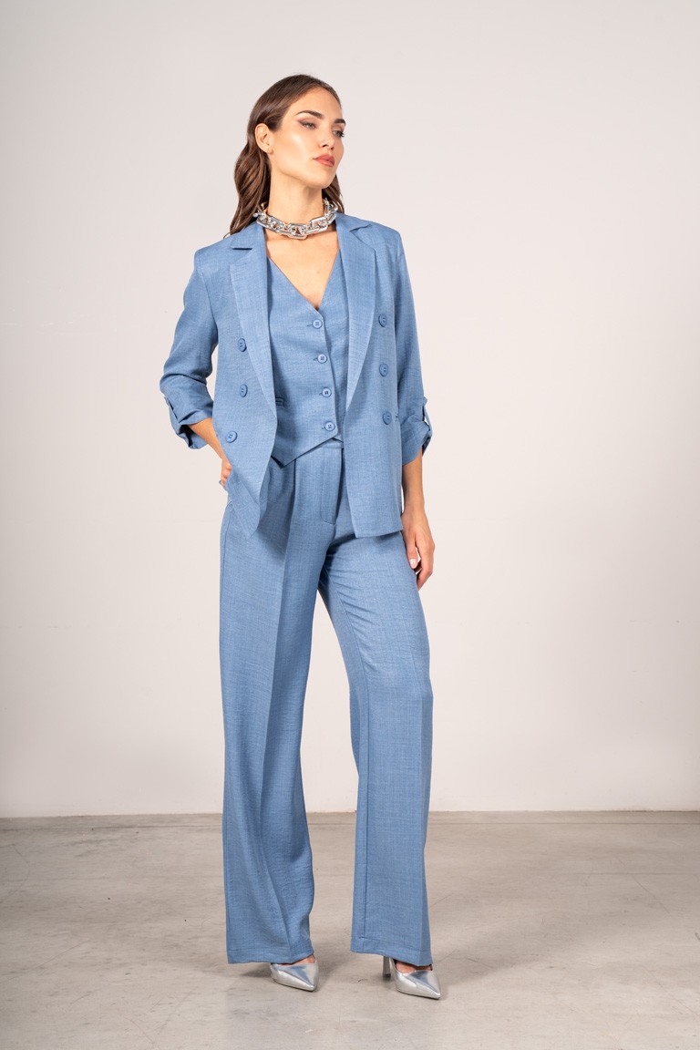 Pantalone maschile con pences