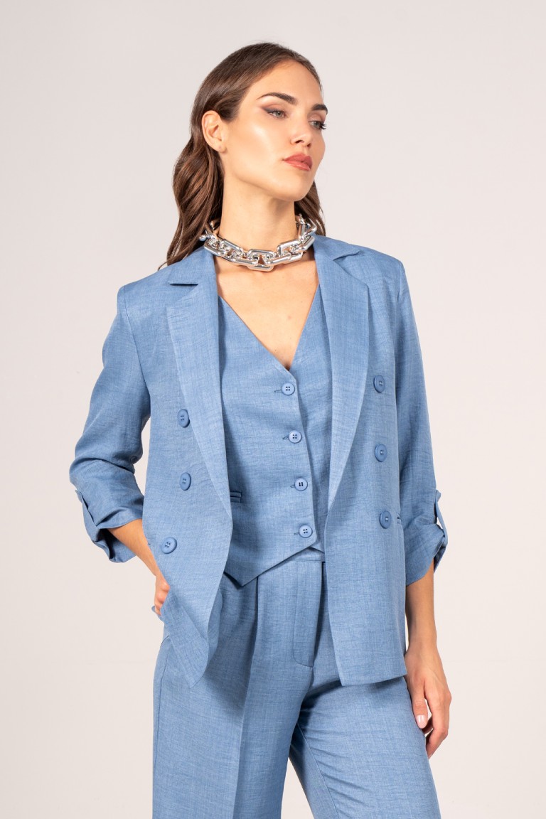 Blazer senza abbottonatura