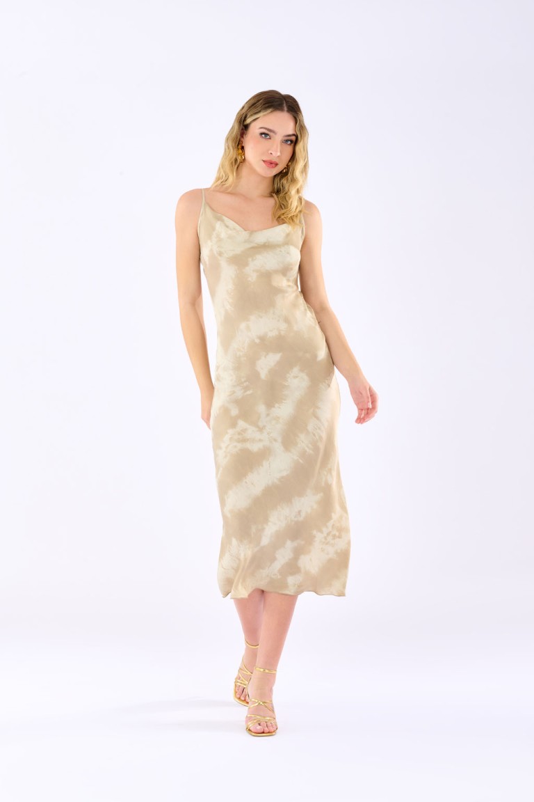 Abito lingerie stampa delave'