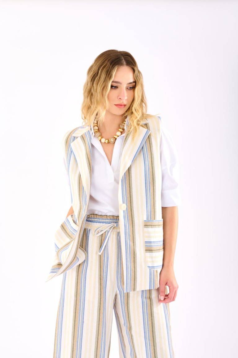 Gilet a righe