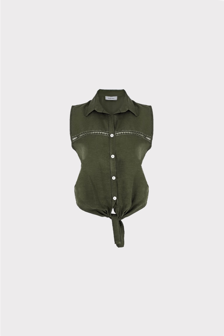 Camicia con inserto