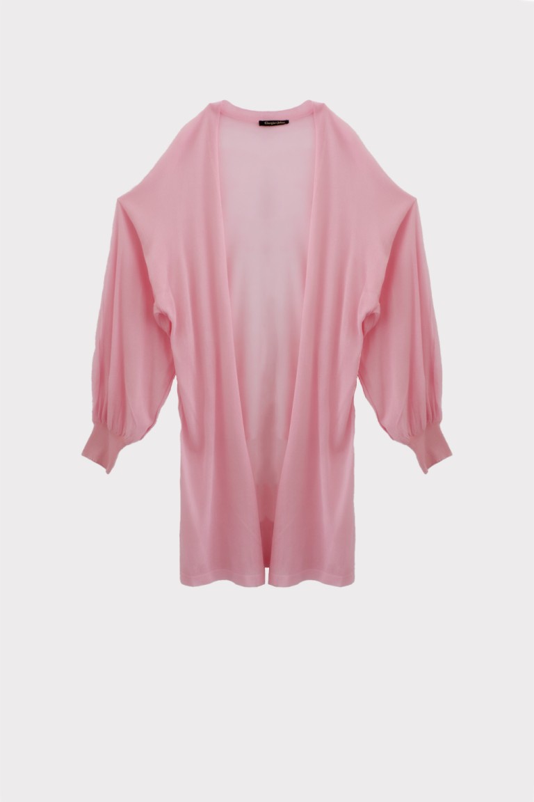 Cardigan lungo lurex