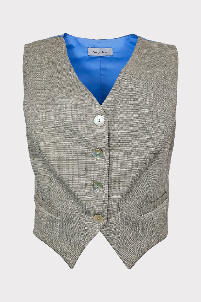 Gilet bimaterico