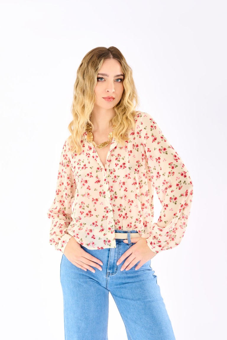 Camicia stampa provenzale