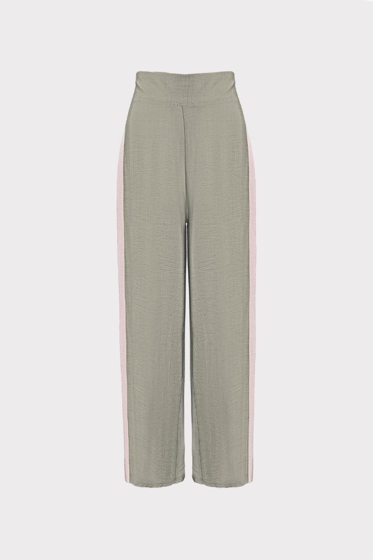 Pantalone profili a contrasto