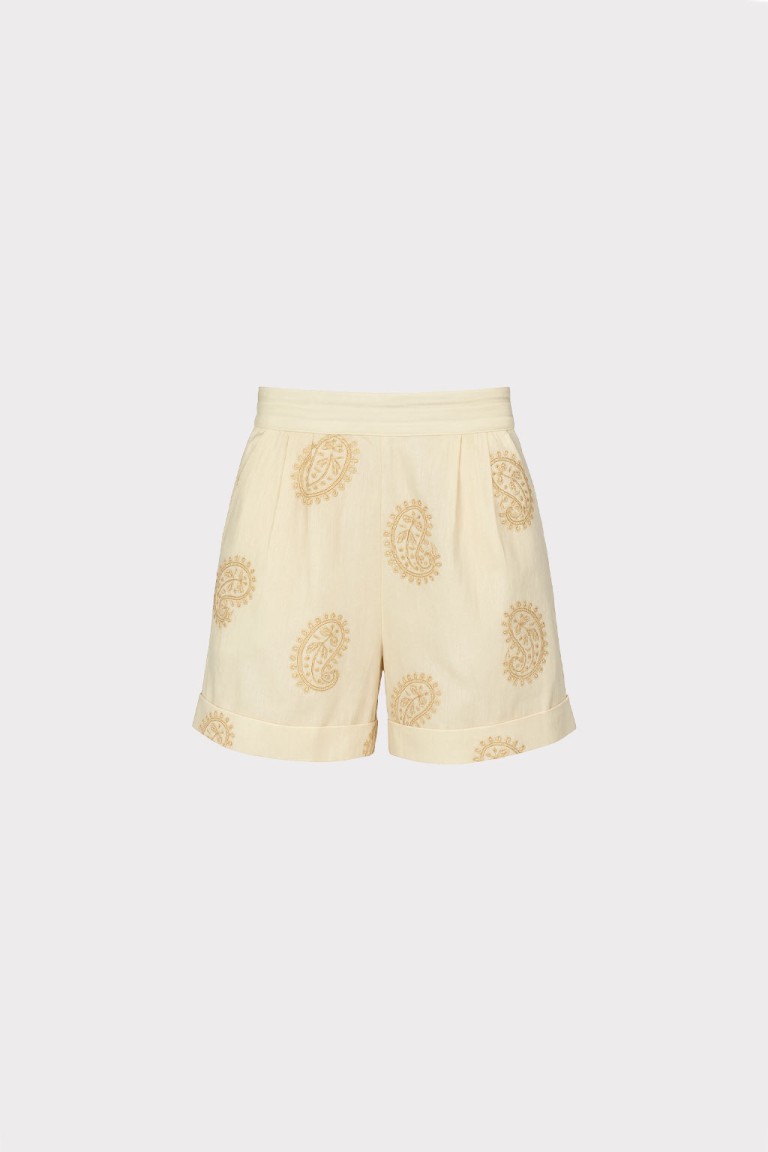 Shorts ricamo