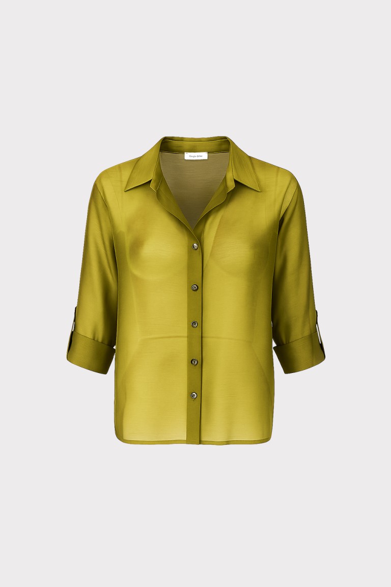 Camicia con risvolto lyocell