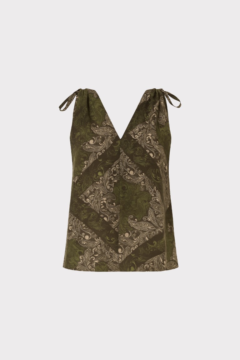 Top stampa paisley