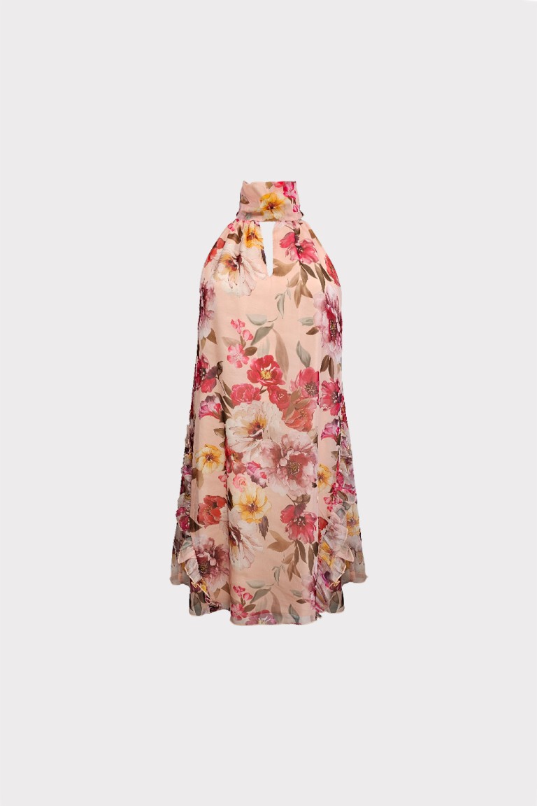 Abito corto chiffon