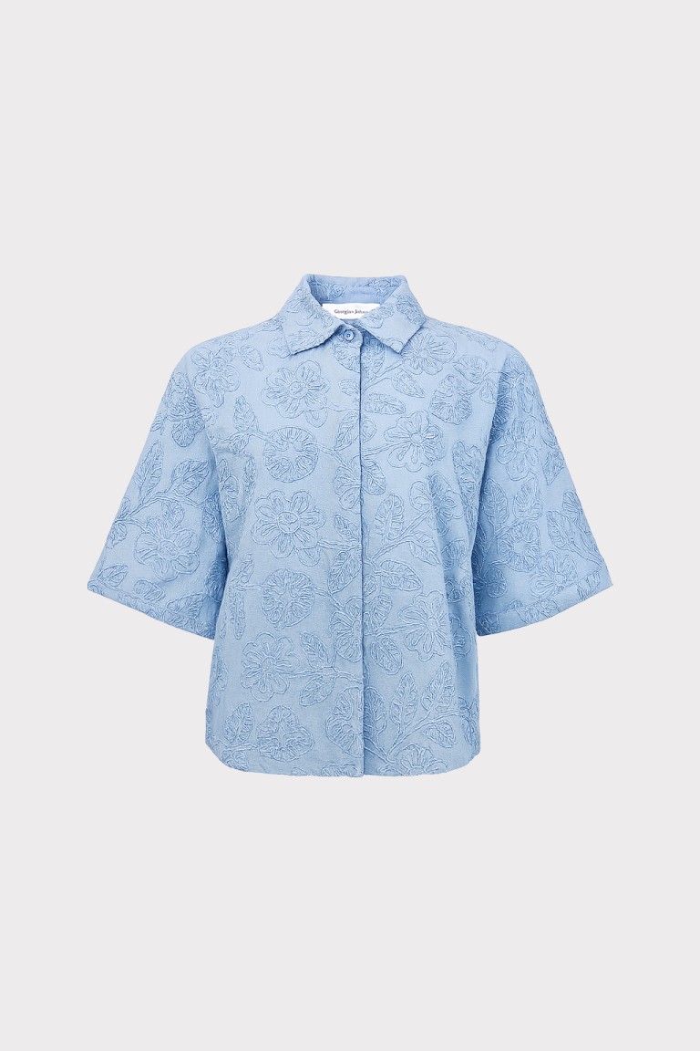 Camicia ricamata