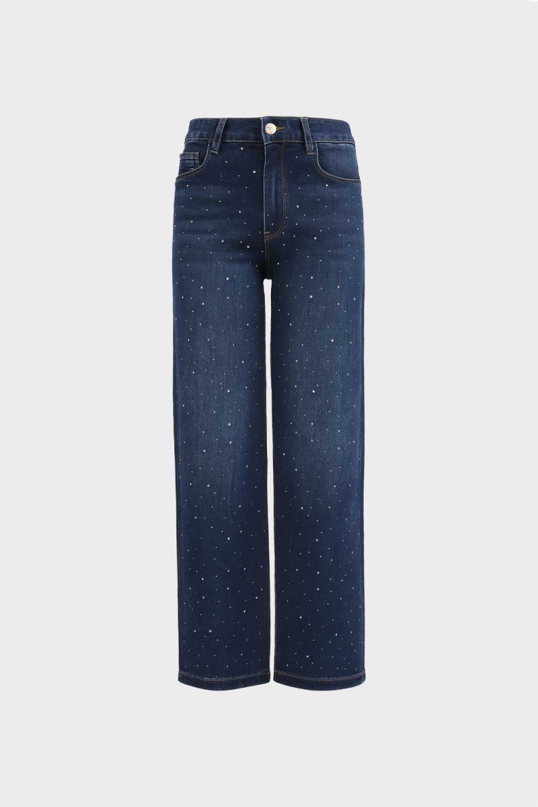 Jeans con strass