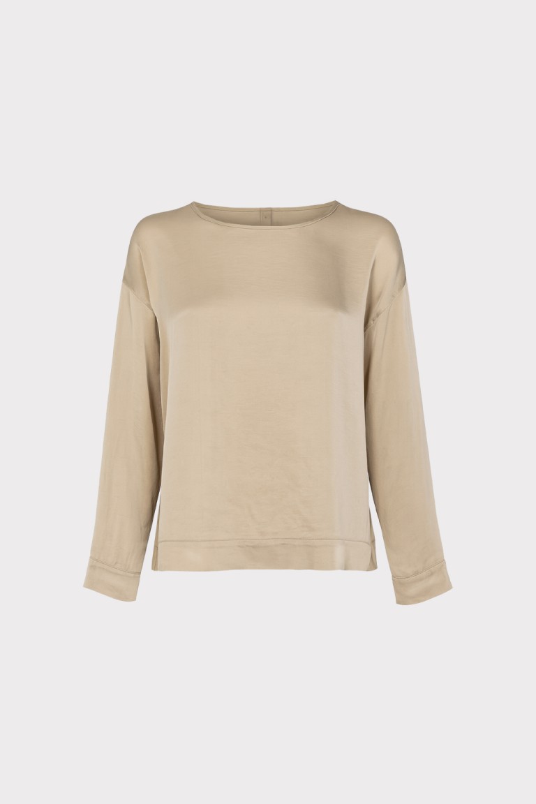 Blusa raso girocollo