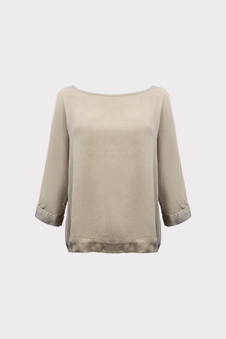Blusa bimaterica