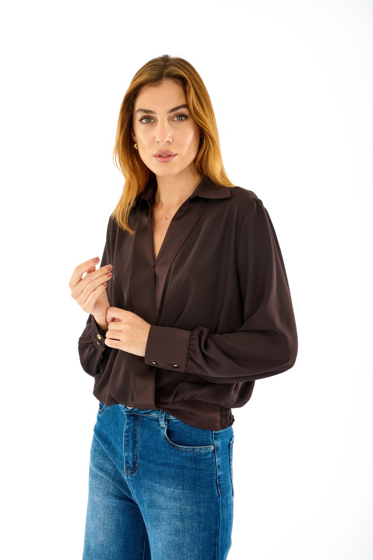 Blusa incrociata