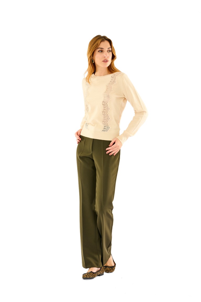 Pantalone zampa basic