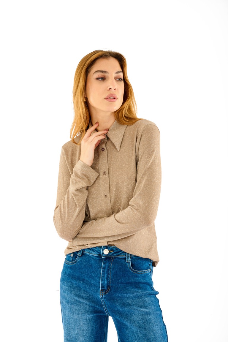 Camicia lurex