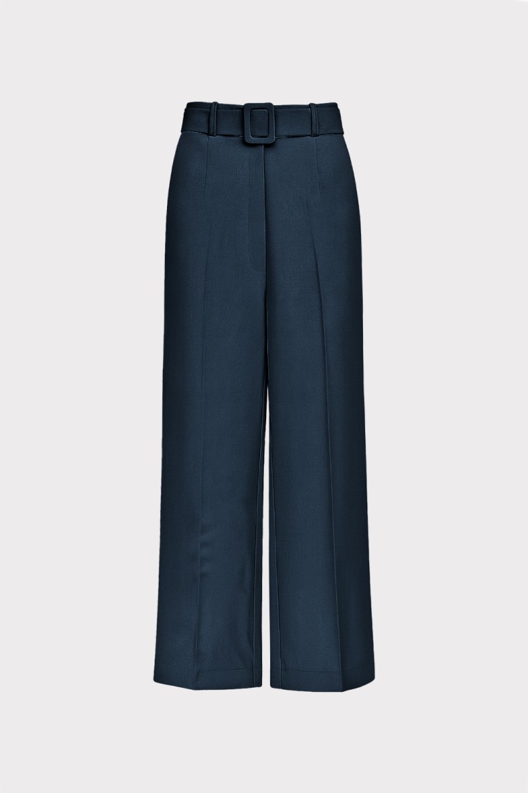 Pantalone palazzo con cintura