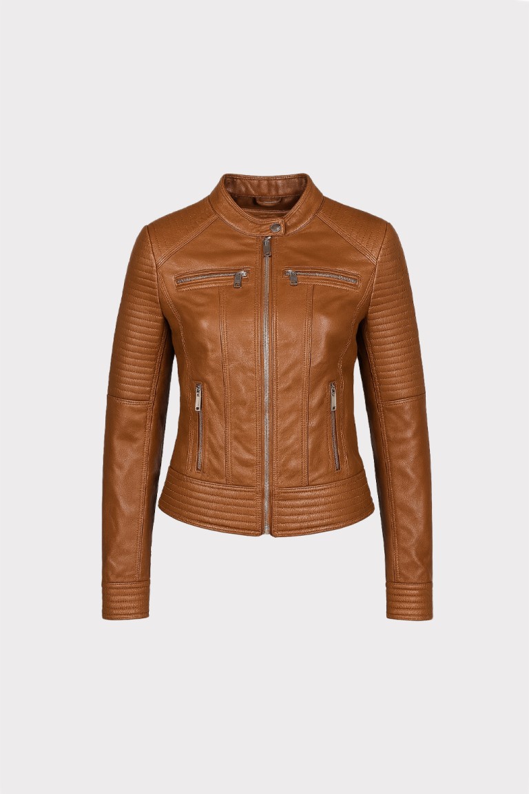 Giacca biker trapuntata