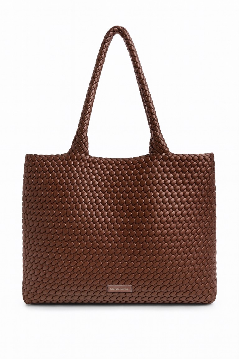 Shopping bag intrecciata