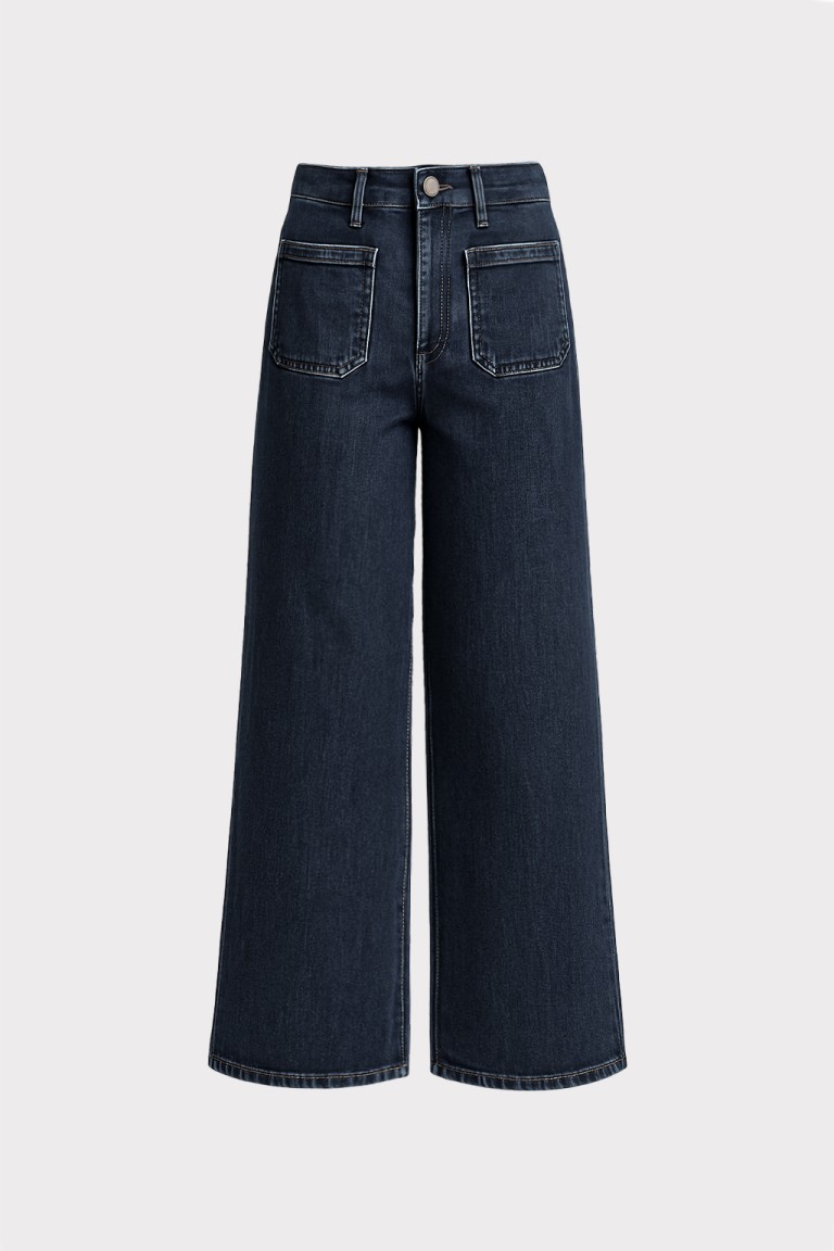 Jeans con tasche frontali