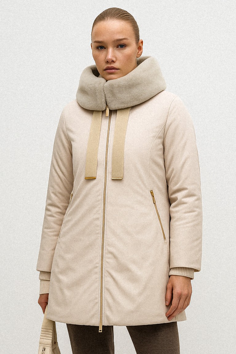 Parka imbottito collo...