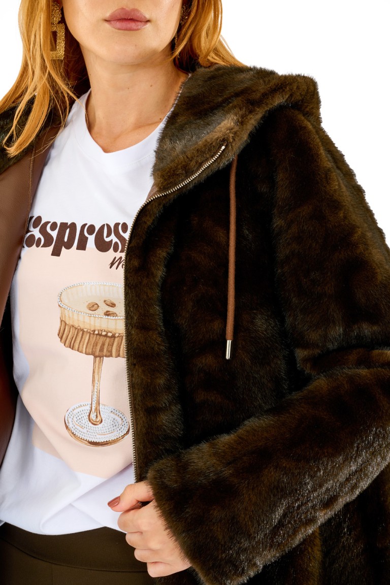 Ecopelliccia reversibile