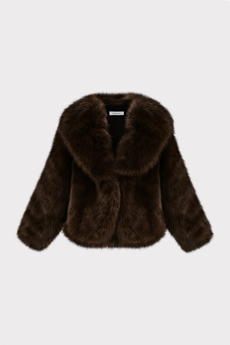 Giacca in eco-pelliccia con...