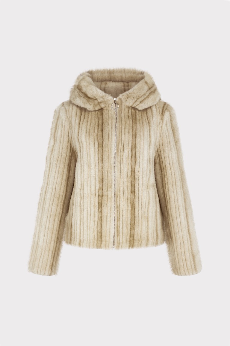 Giacca con cappuccio e zip