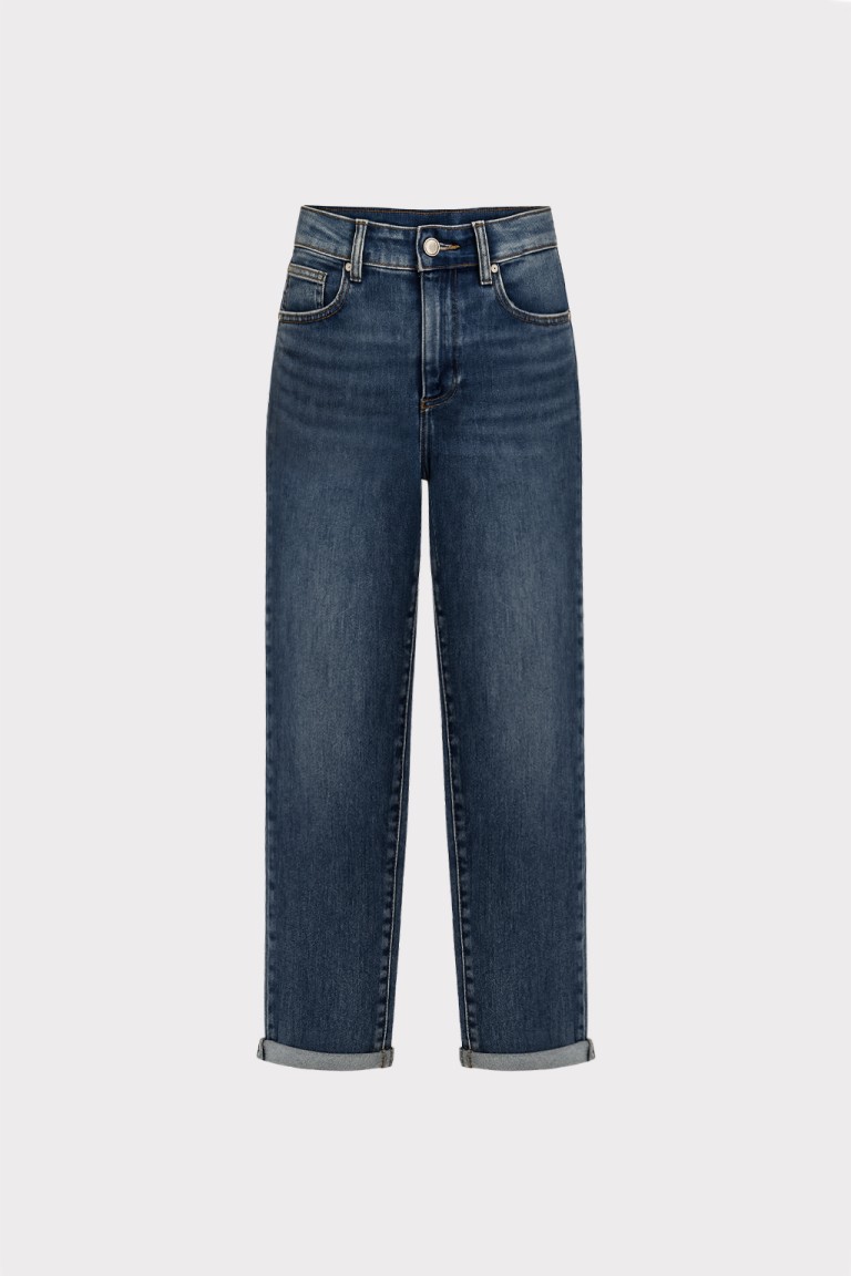 Jeans cropped gamba dritta