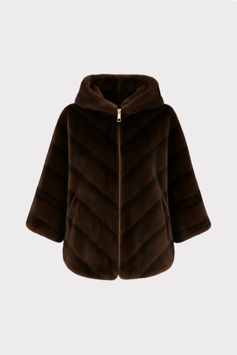 Cappotto con cappuccio in...