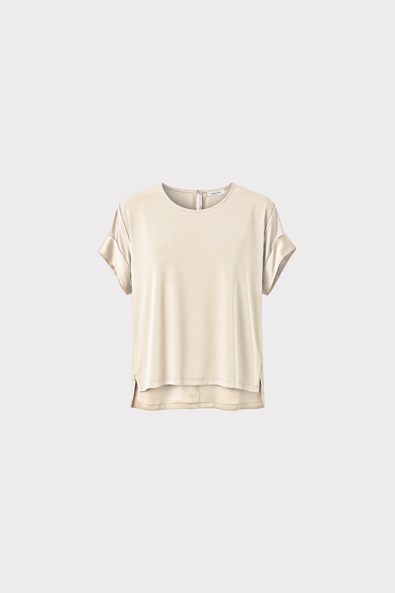 Blusa doppio tessuto