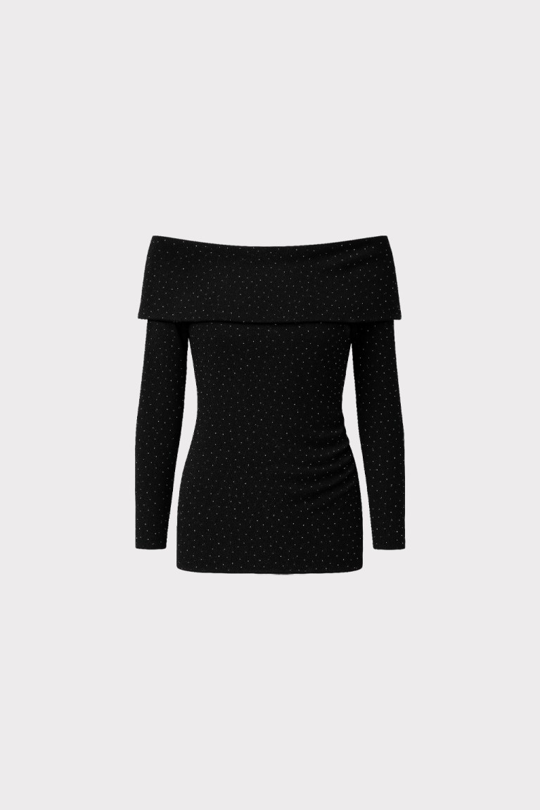 Maglia con borchiette