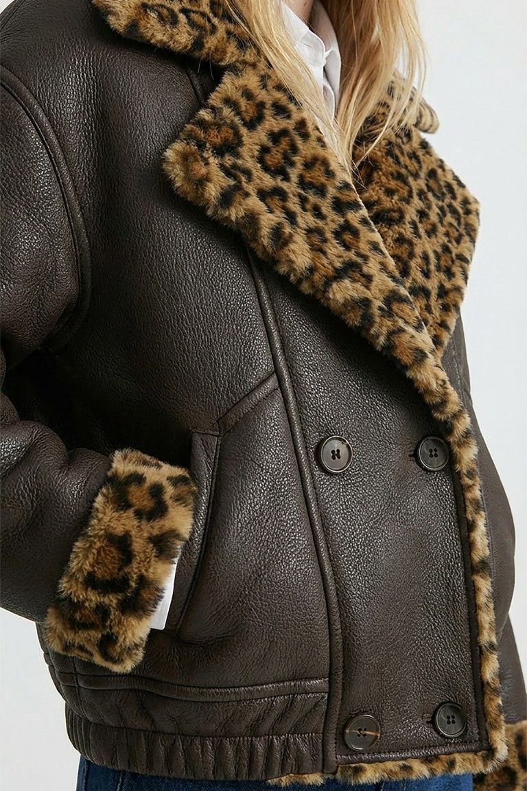 Giubbotto ecopelle interno...