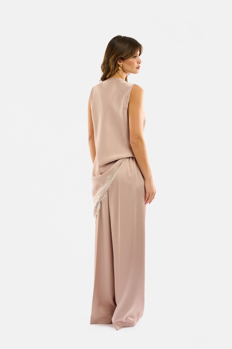 Pantapalazzo in raso