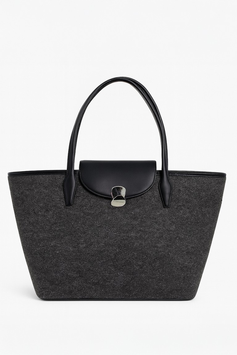 Shopping bag con patta