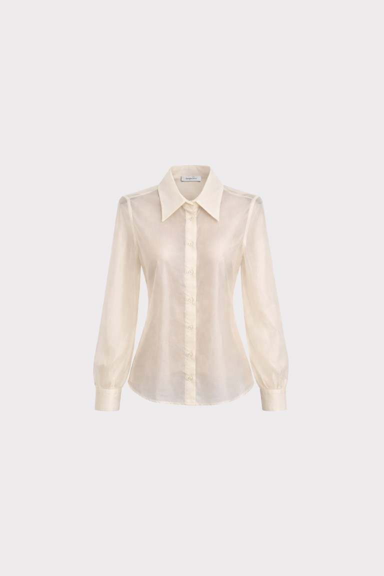 Camicia basic lyocell