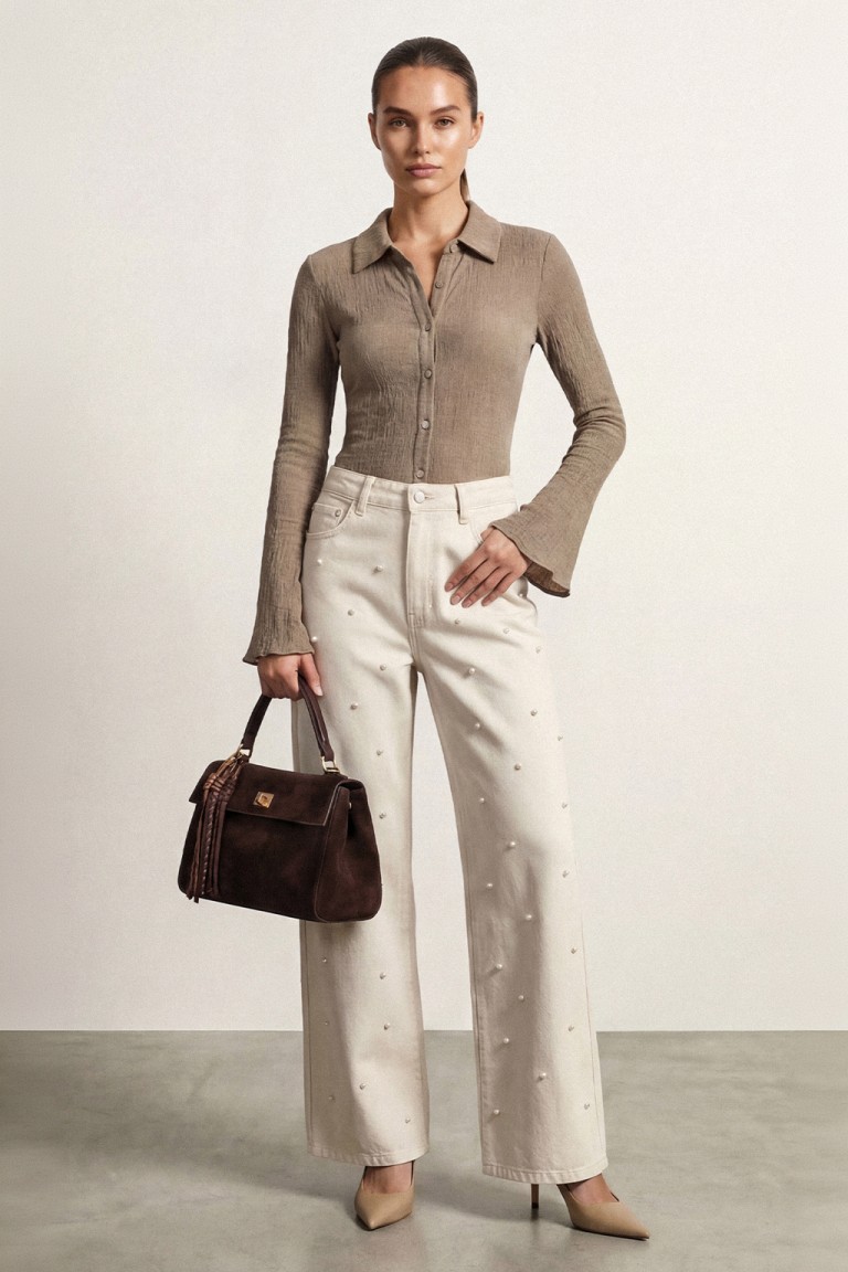 Camicia tessuto mosso